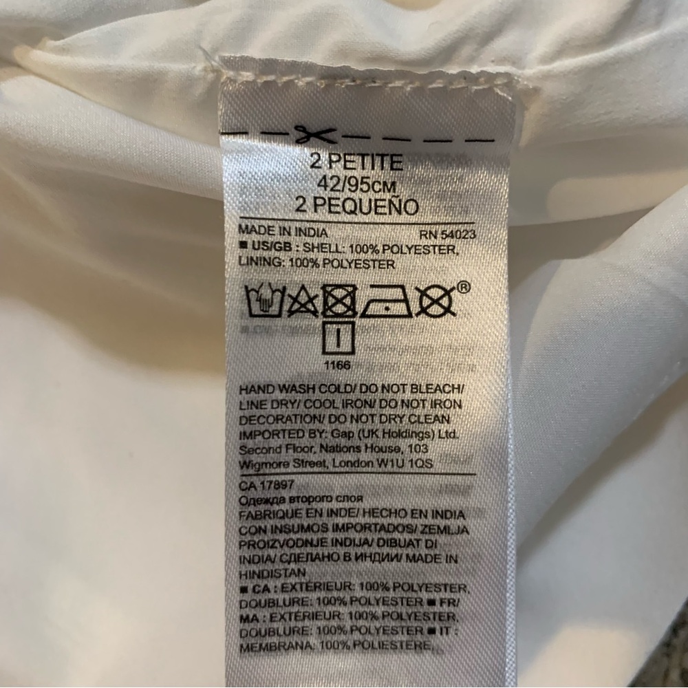 NWD Banana Republic Embellished Fit & Flare Mid Dress 2 Petite READ DESCRIPTION - Picture 9 of 13